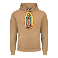 Vintage Camel our lady of guadalupe Vintage Hoodie - LillyAllenDesigns