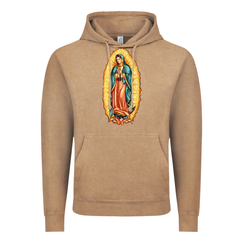 Our Lady Of Guadalupe Vintage Hoodie by LillyAllenDesigns | Teevron