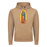 Vintage Coffee our lady of guadalupe Vintage Hoodie - LillyAllenDesigns