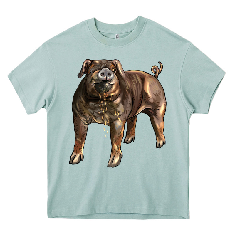 Duroc Pig Heavy Core Tee by LillyAllenDesigns | Teevron