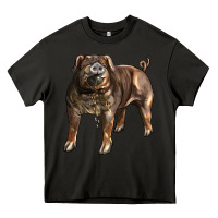 Asphalt Duroc Pig Heavy Core Tee - LillyAllenDesigns