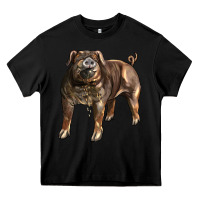 Black Duroc Pig Heavy Core Tee - LillyAllenDesigns