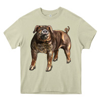 Mossy Duroc Pig Heavy Core Tee - LillyAllenDesigns