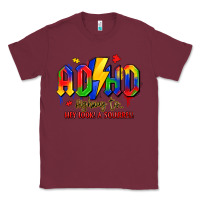 Burgundy adhd awareness Classic Tee - LillyAllenDesigns