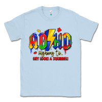 Dusty Blue adhd awareness Classic Tee - LillyAllenDesigns