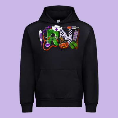 Halloween Rn Registered Nurse Urban Hoodie Designed By Lillyallendesigns