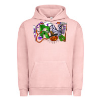Pigment Salmon Halloween RN Registered Nurse Urban Hoodie - LillyAllenDesigns