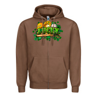 Chestnut St. Patrick's Day Baseball Zipper Hoodie - HowdyJamesFarm