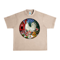 French Oak leghorn rooster christmas ornament Urban Heavy Tee - LillyAllenDesigns