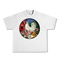 Lunar Rock leghorn rooster christmas ornament Urban Heavy Tee - LillyAllenDesigns