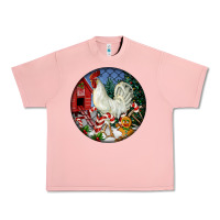 Leghorn Rooster Christmas Ornament Urban Heavy Tee | Teevron