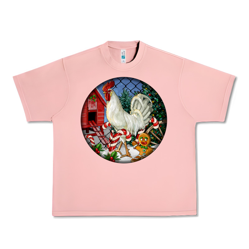 Leghorn Rooster Christmas Ornament Urban Heavy Tee by LillyAllenDesigns | Teevron