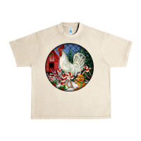 Sandshell leghorn rooster christmas ornament Urban Heavy Tee - LillyAllenDesigns