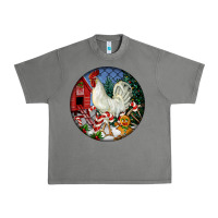 Tornado leghorn rooster christmas ornament Urban Heavy Tee - LillyAllenDesigns