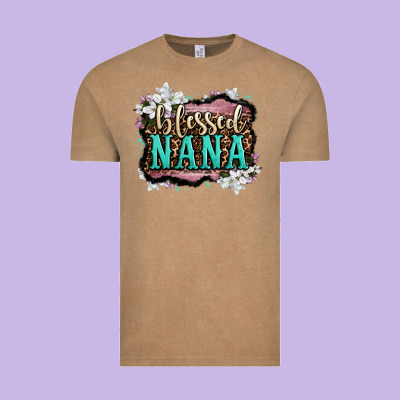 Blessed Nana Vintage Tee Designed By Lillyallendesigns