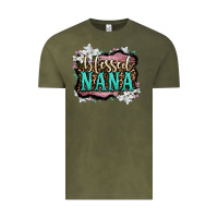 Vintage Olive blessed nana Vintage Tee - LillyAllenDesigns