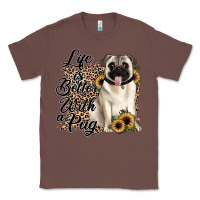 Chestnut life is better with a pug Classic Tee - JahusDesignShop