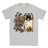 Moon Dust life is better with a pug Classic Tee - JahusDesignShop