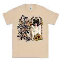 Mushroom life is better with a pug Classic Tee - JahusDesignShop