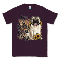 Plum life is better with a pug Classic Tee - JahusDesignShop