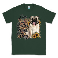 Sports Green life is better with a pug Classic Tee - JahusDesignShop