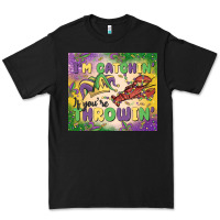 Black i'm catchin' if you're throwin Premium Tee - MaliasSmallBusiness