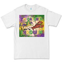 White i'm catchin' if you're throwin Premium Tee - MaliasSmallBusiness