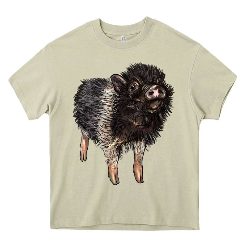 Baby Hampshire Pig Heavy Core Tee by LillyAllenDesigns | Teevron