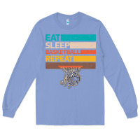 Colony Blue Eat Sleep Basketball Repeat Long Sleeve Tee - Bettercallsaul