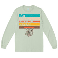 Matcha Eat Sleep Basketball Repeat Long Sleeve Tee - Bettercallsaul