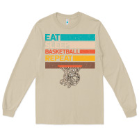 Mushroom Eat Sleep Basketball Repeat Long Sleeve Tee - Bettercallsaul