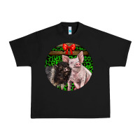 Black christmas pig Urban Heavy Tee - LillyAllenDesigns