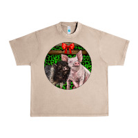 French Oak christmas pig Urban Heavy Tee - LillyAllenDesigns