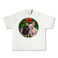 Pistachio christmas pig Urban Heavy Tee - LillyAllenDesigns