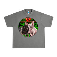 Tornado christmas pig Urban Heavy Tee - LillyAllenDesigns