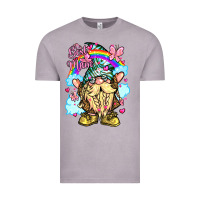 Vintage Zinc best mom gnome rainbow clouds butterfly glitter Vintage Tee - LillyAllenDesigns