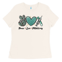 Bone peace love phlebotomy Ladies Tee - MaliasSmallBusiness