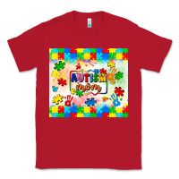 Red autism mom Classic Tee - LillyAllenDesigns