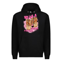 Black We're a perfect match Valentine's Day Premium Hoodie - FaDigitalArtStudio