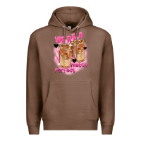 Chestnut We're a perfect match Valentine's Day Premium Hoodie - FaDigitalArtStudio