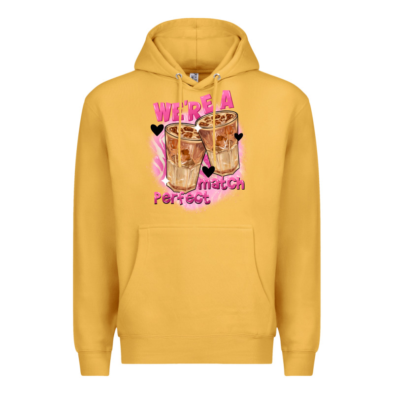 We're A Perfect Match Valentine's Day Premium Hoodie by FaDigitalArtStudio | Teevron