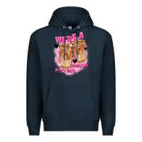 Navy We're a perfect match Valentine's Day Premium Hoodie - FaDigitalArtStudio