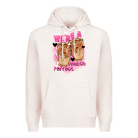 Pale Pink We're a perfect match Valentine's Day Premium Hoodie - FaDigitalArtStudio