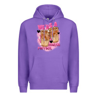 Purple We're a perfect match Valentine's Day Premium Hoodie - FaDigitalArtStudio