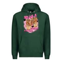 Sports Green We're a perfect match Valentine's Day Premium Hoodie - FaDigitalArtStudio