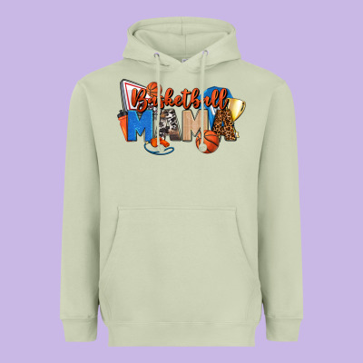 Basketball Mama Heavyweight Hoodie Designed By Fadigitalartstudio