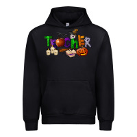 Black halloween teacher Urban Hoodie - LillyAllenDesigns