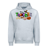 Heather Grey halloween teacher Urban Hoodie - LillyAllenDesigns