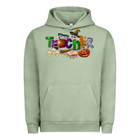 Pigment Oil Green halloween teacher Urban Hoodie - LillyAllenDesigns