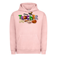 Pigment Salmon halloween teacher Urban Hoodie - LillyAllenDesigns